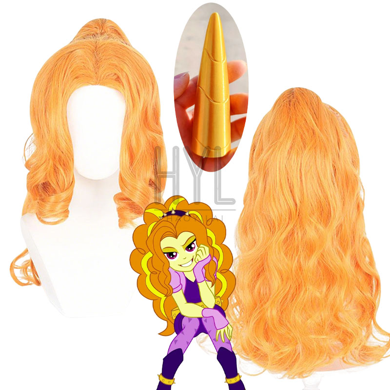 Women'S Yellow Accessories - Wig Cosplay Anime Pony Adagio Dazzle