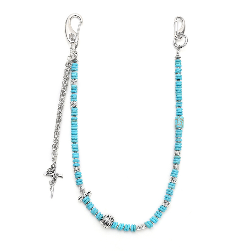 Women Accessories Pk - Rantai Pinggang Boho Punk Jean Buatan