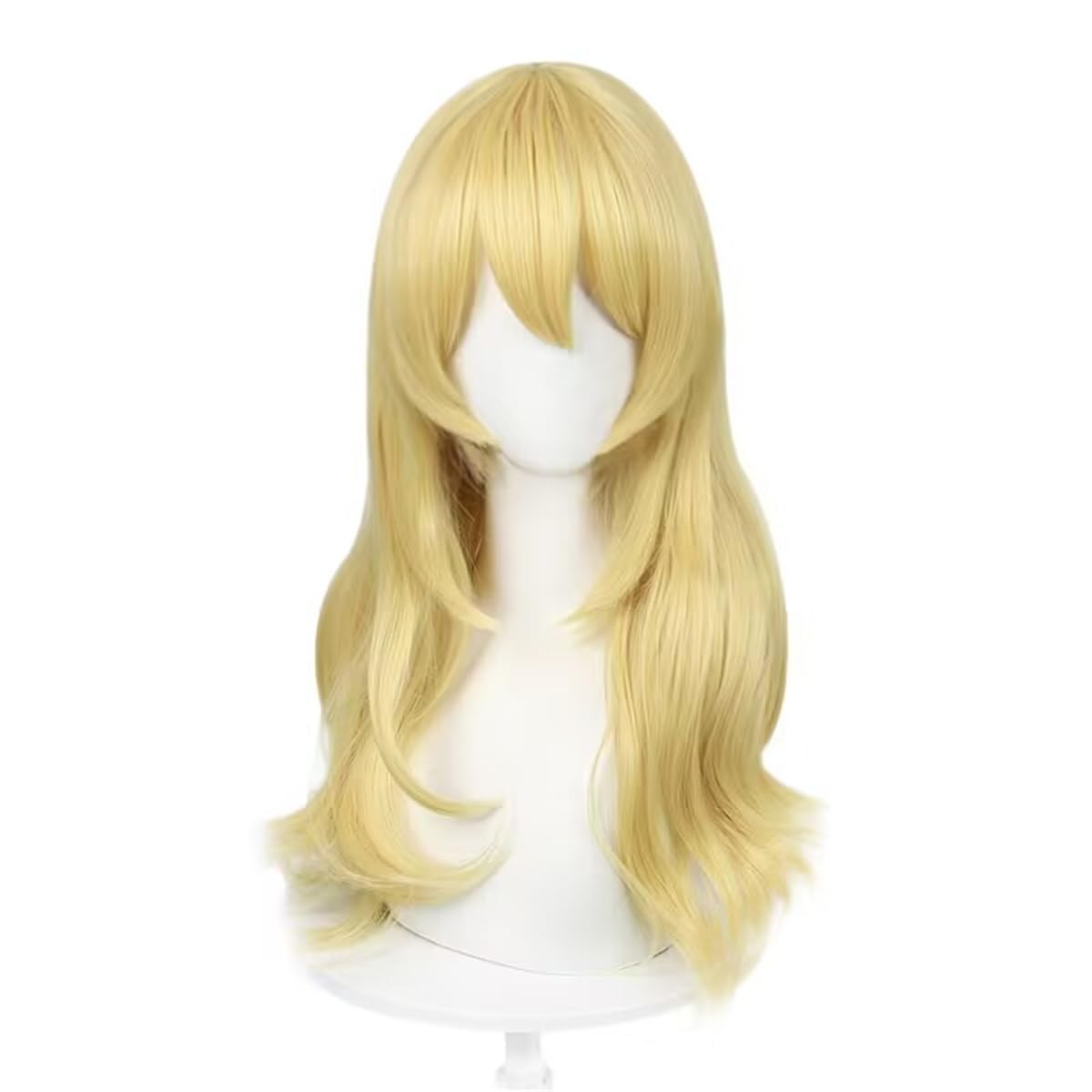 Women'S Yellow Accessories - Wig Cosplay pesta Halloween wanita keriting