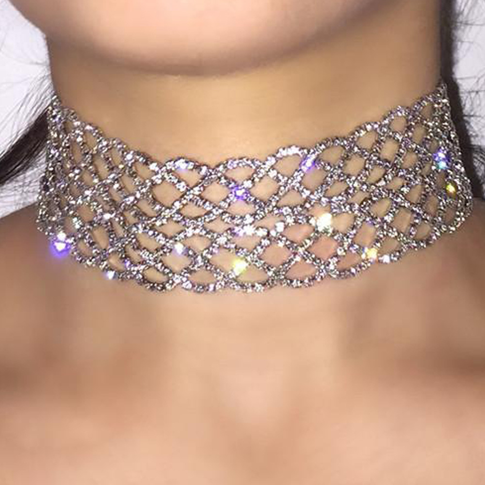 Women'S Accessories Amazon - Kalung Berkerah Wanita dengan Struktur Rantai