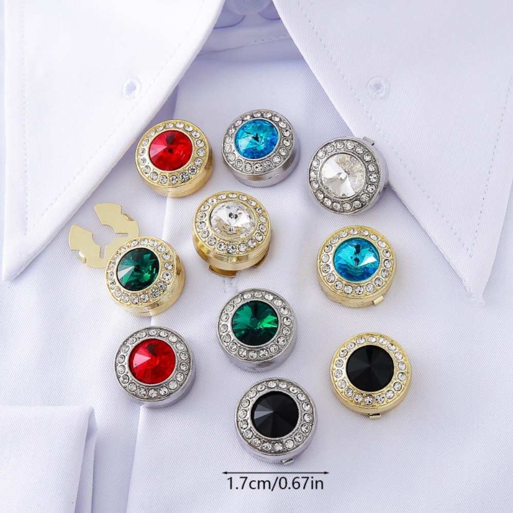 Women'S Accessories Amazon - 1 Buah Kancing Cufflink Bulat Gaya