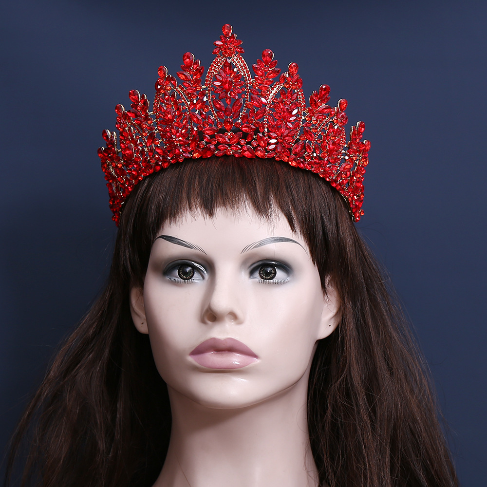 Women Accessories For Wedding - Mahkota pengantin kontes kecantikan Eropa dan