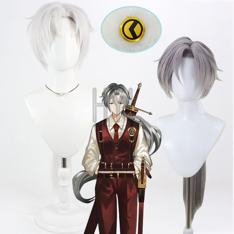 Women'S Accessories The White Company - Wig Cosplay Game Limbus Company Lucio,