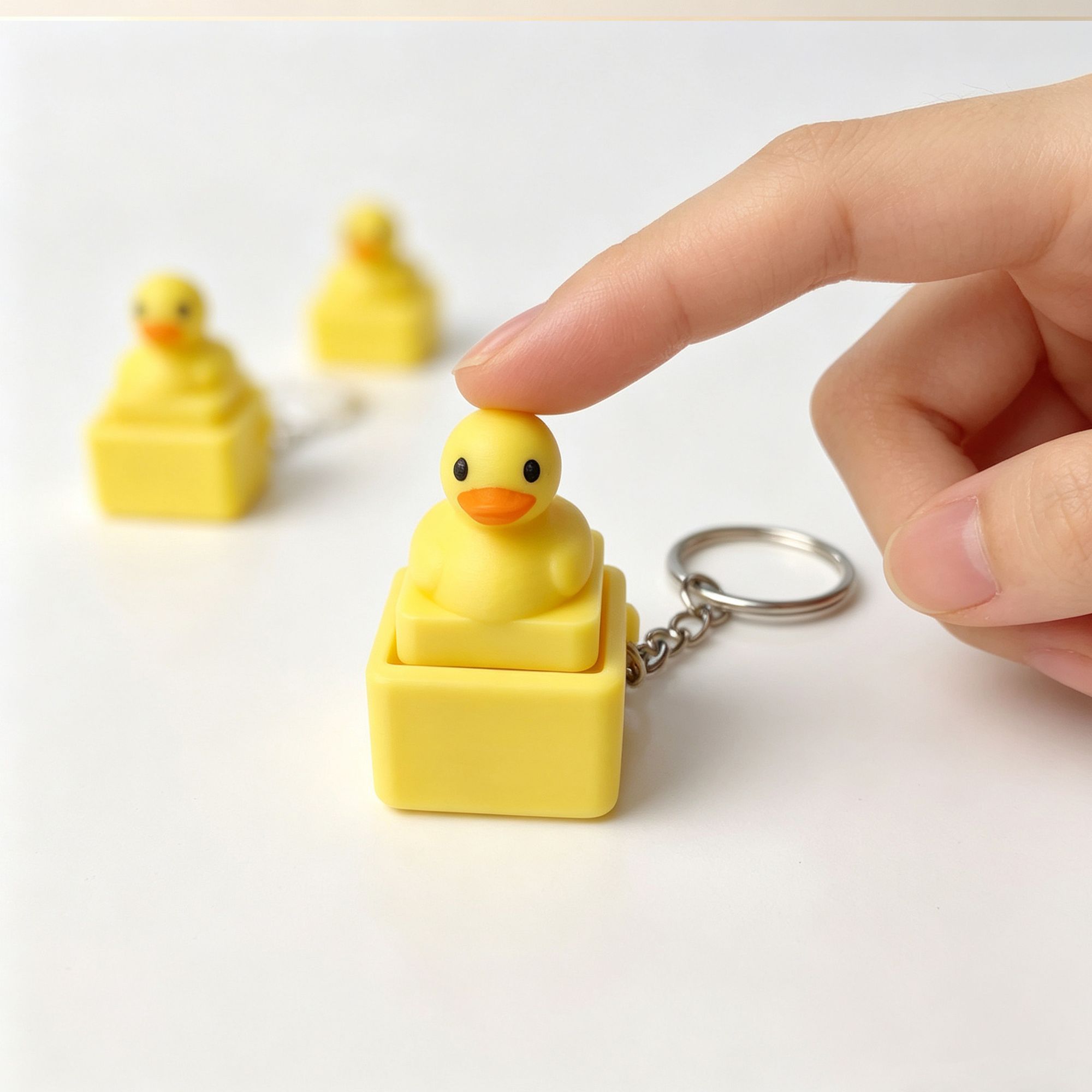 Women'S Yellow Accessories - Gantungan Kunci Bebek Kuning Lucu, Mainan