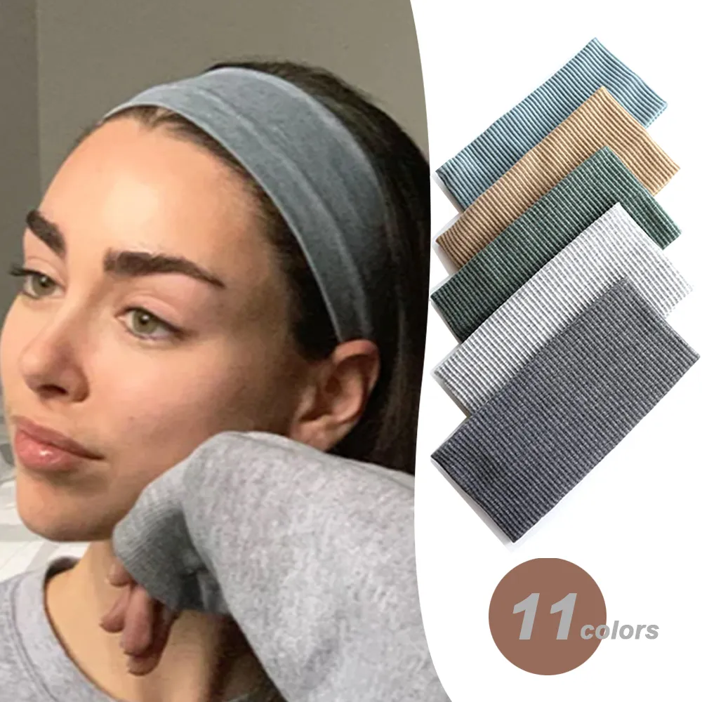Women'S Yoga Accessories - Bando warna polos untuk wanita, ikat