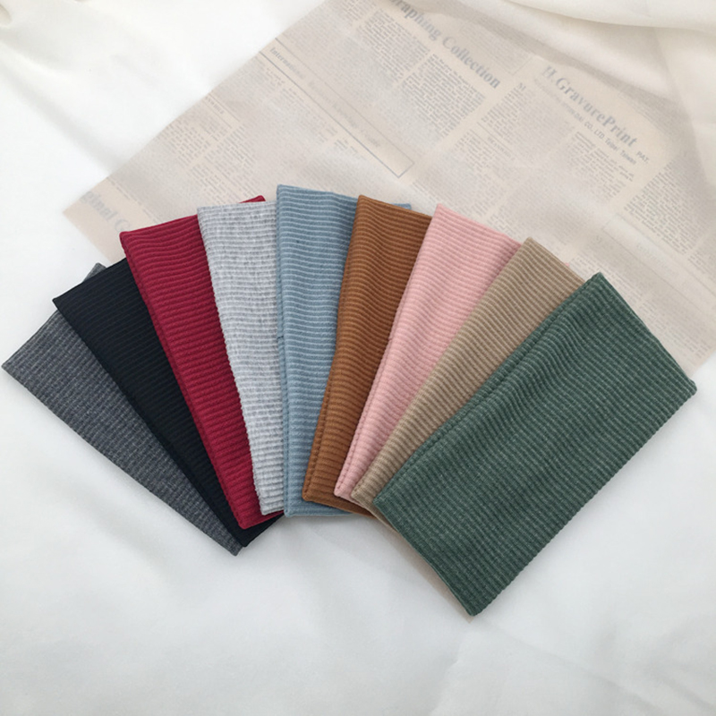 Women'S Yoga Accessories - Ikat Kepala Warna Solid untuk Wanita