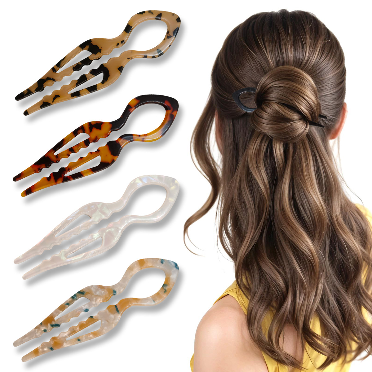 Jepit Rambut Bentuk U Akrilik  - Women'S Accessories H&M ulasan dan harga