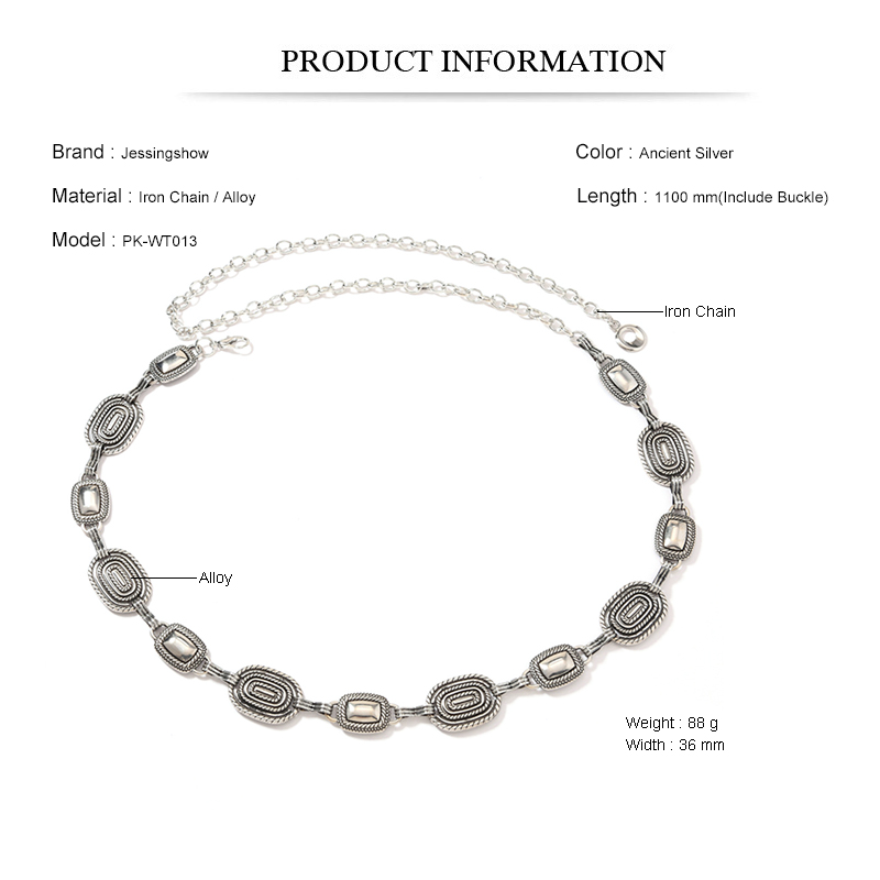 Rantai Pinggang Logam Fashion  - Women Accessories Pk ulasan dan harga