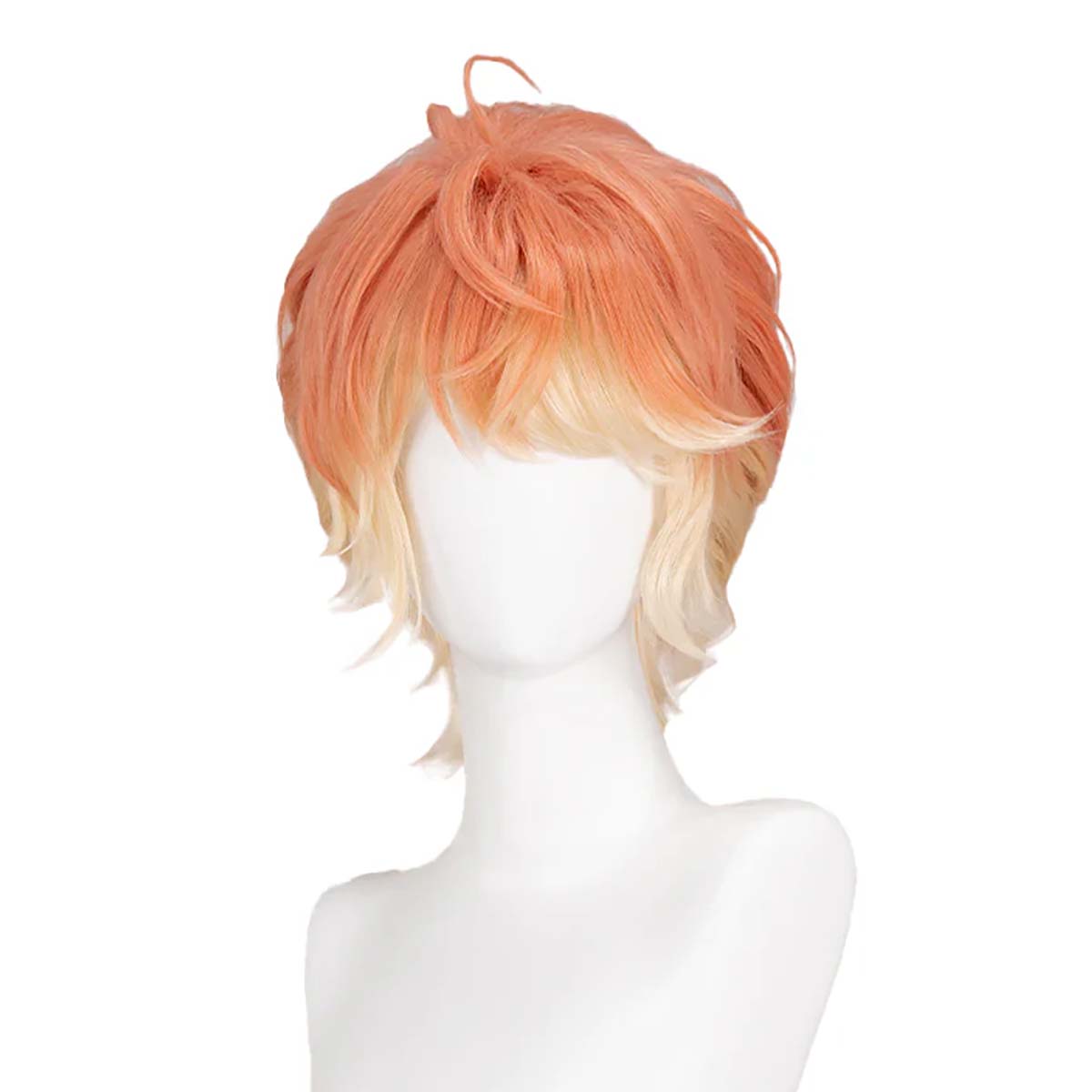 Wig Rambut Pendek Oranye Kunin - Women'S Yellow Accessories ulasan dan harga