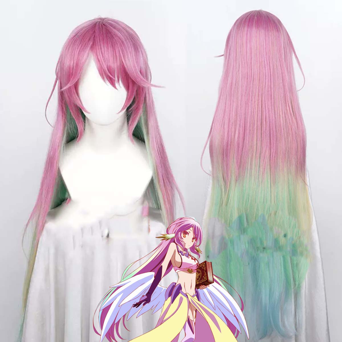 Wig Rambut Sintetis Tahan Pana - Women'S Yellow Accessories ulasan dan harga