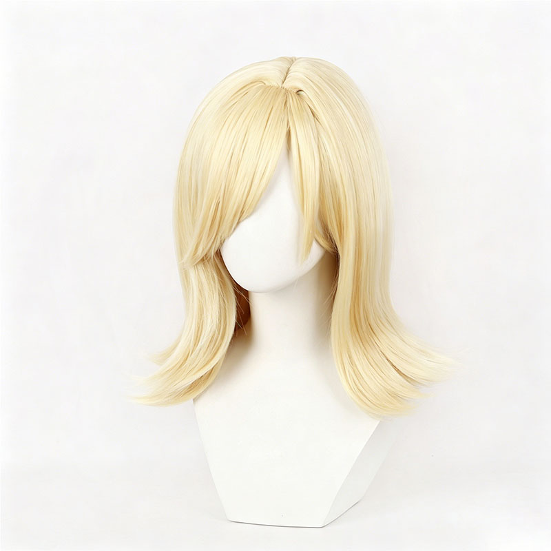 Wig Cosplay Anime JOJO Lucy St - Women'S Yellow Accessories ulasan dan harga