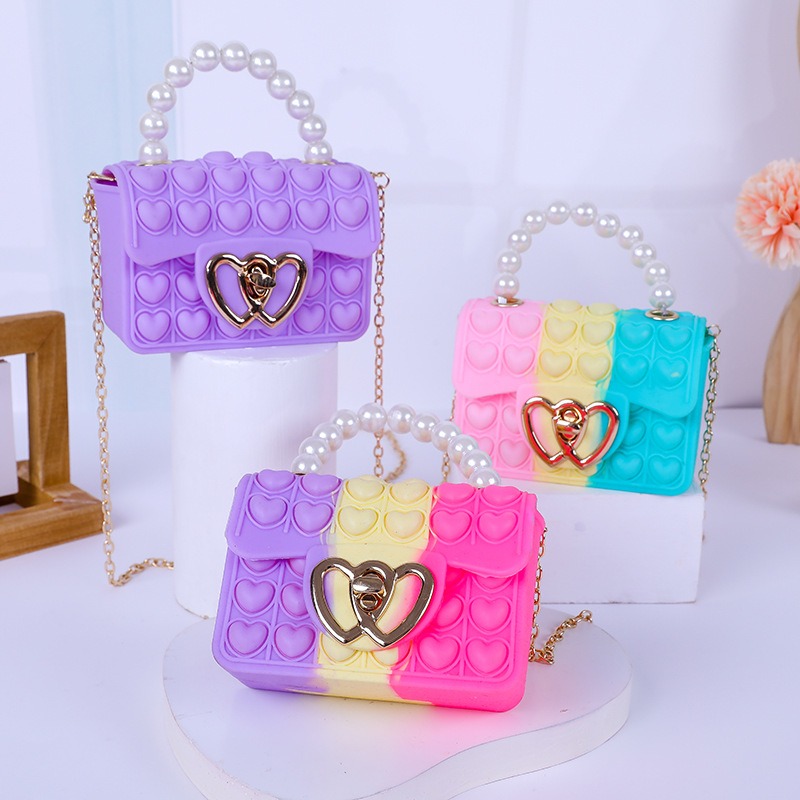 Tas Jelly gelembung cinta sili - Wallet Chain Bag ulasan dan harga