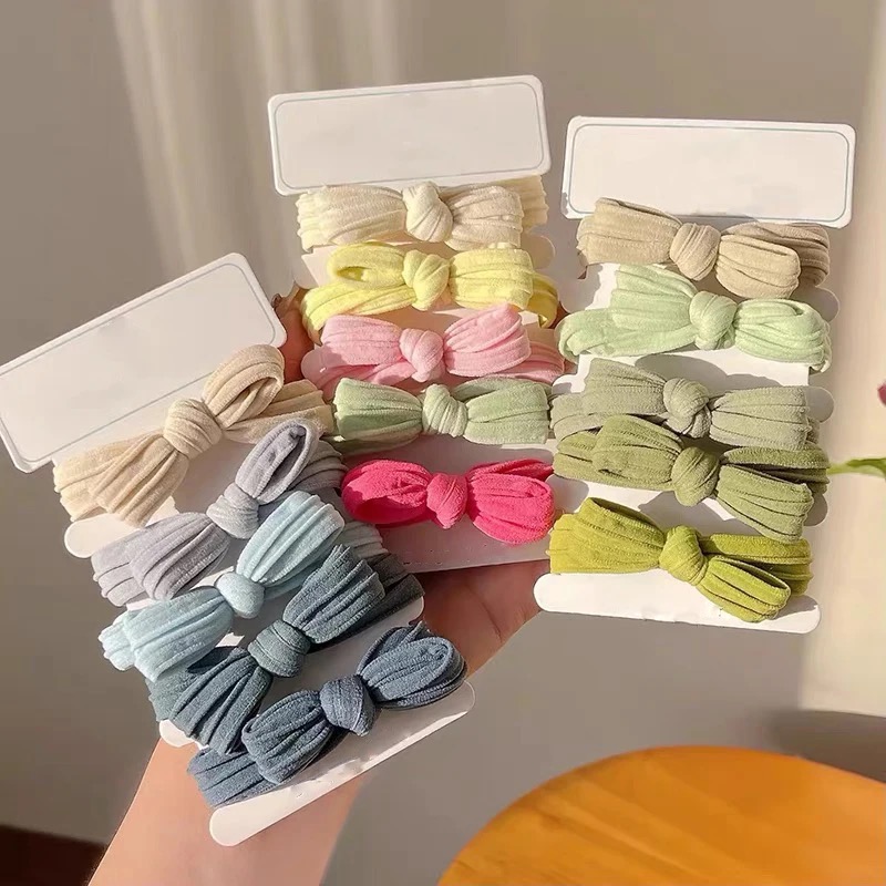 Ikat kepala simpul kupu-kupu l - Scrunchie Satin Set ulasan dan harga