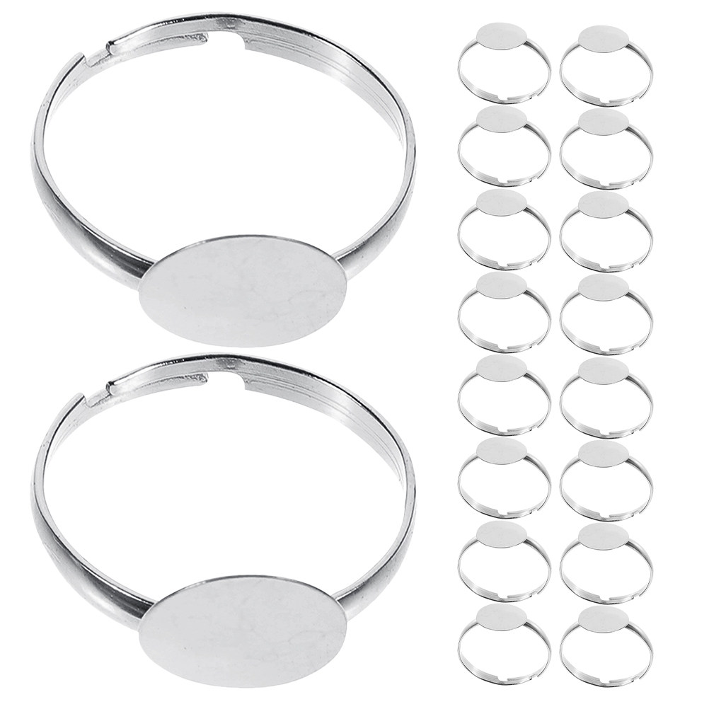 50 buah Cincin Kosong Tanpa Hi - Ring Set Adjustable ulasan dan harga