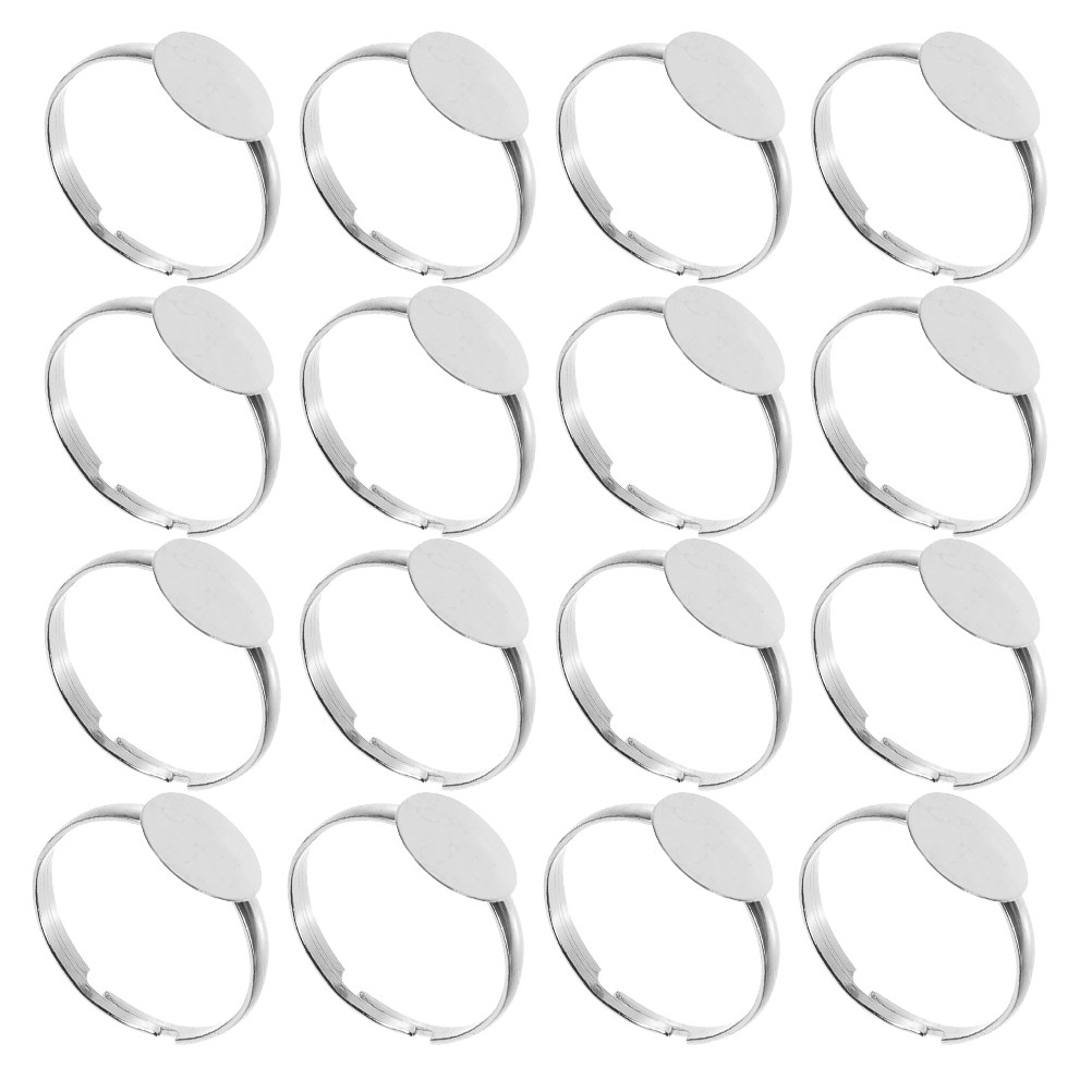 50 buah Cincin Kosong Tanpa Hi - Ring Set Adjustable ulasan dan harga