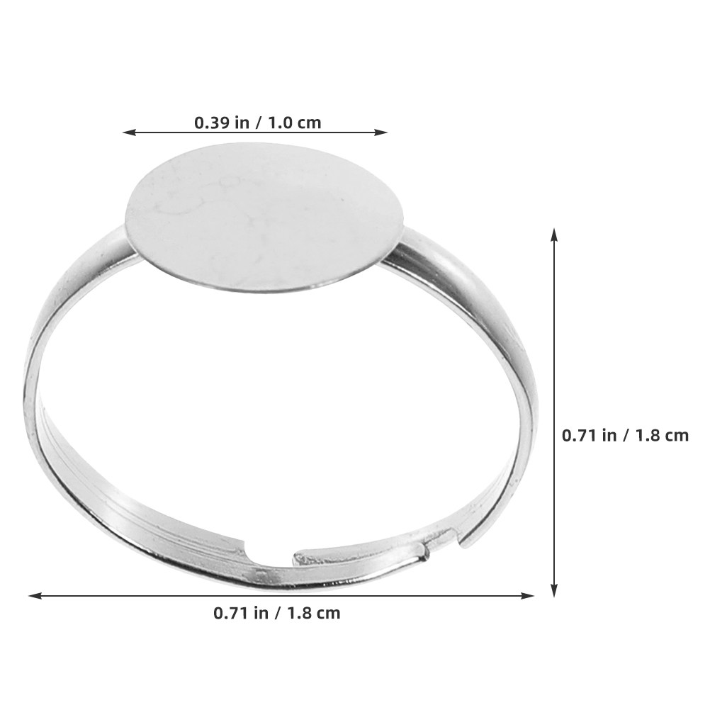 50 buah Cincin Kosong Tanpa Hi - Ring Set Adjustable ulasan dan harga