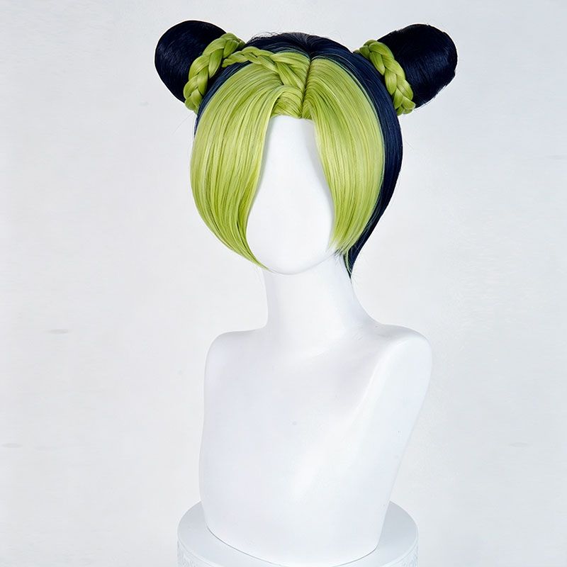 Wig Cosplay Anime JOJO Jolyne  - Women'S Yellow Accessories ulasan dan harga