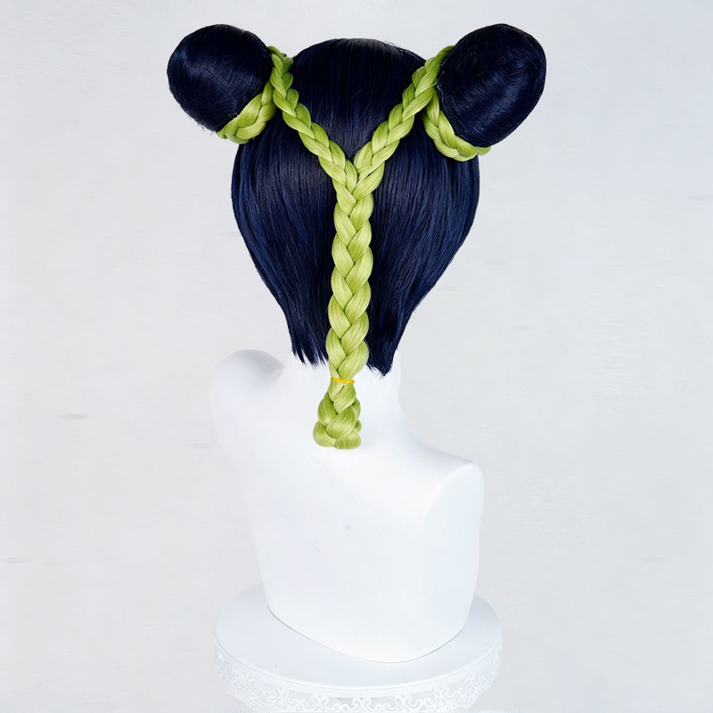 Wig Cosplay Anime JOJO Jolyne  - Women'S Yellow Accessories ulasan dan harga
