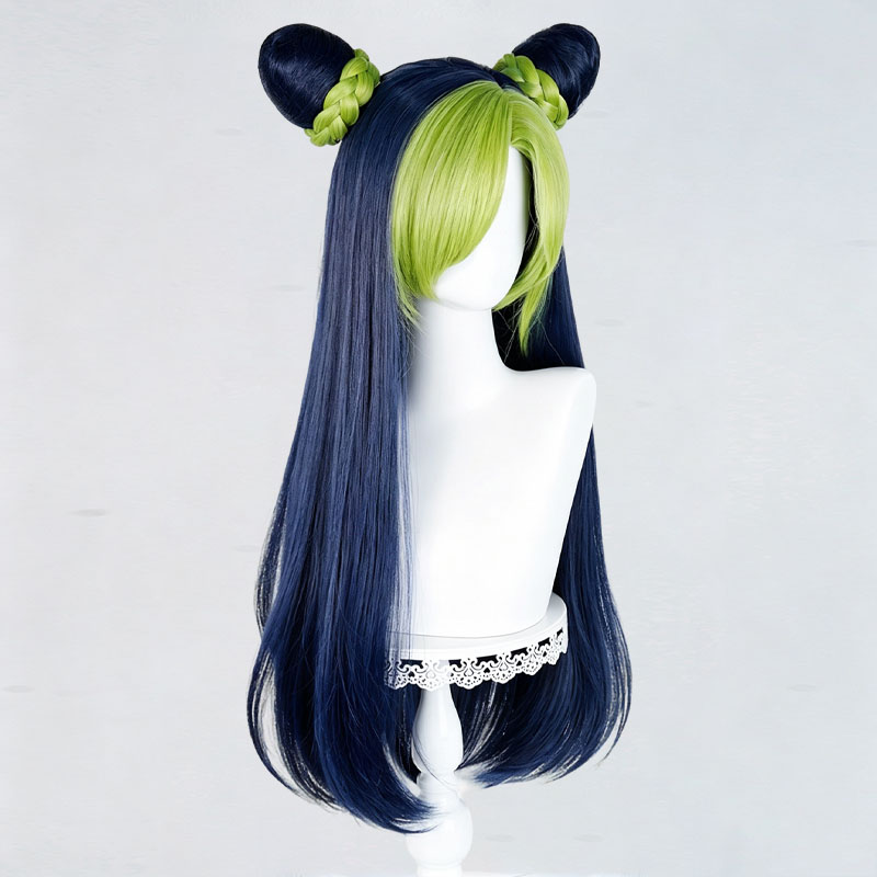 Wig Cosplay Anime JOJO Jolyne  - Women'S Yellow Accessories ulasan dan harga