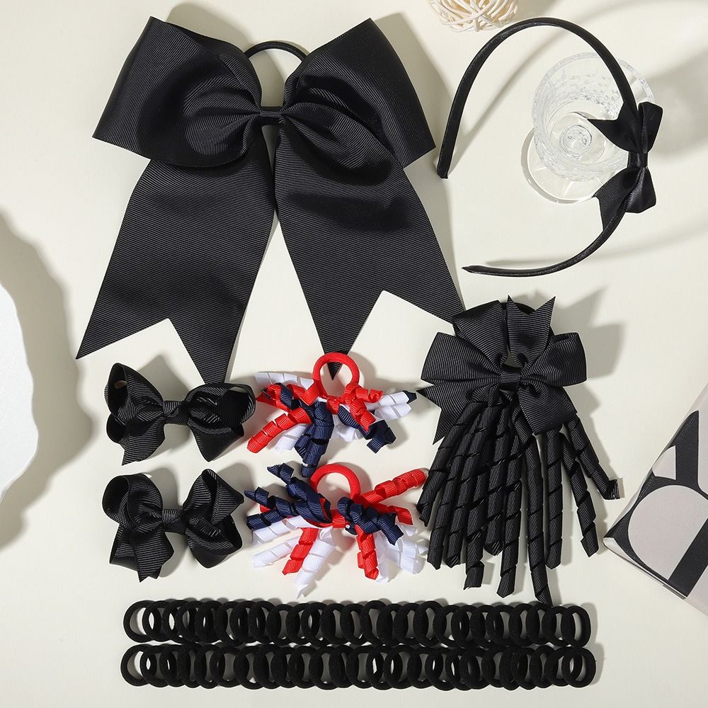 57Pcs/lot Set Aksesoris Rambut - Scrunchie Satin Set ulasan dan harga