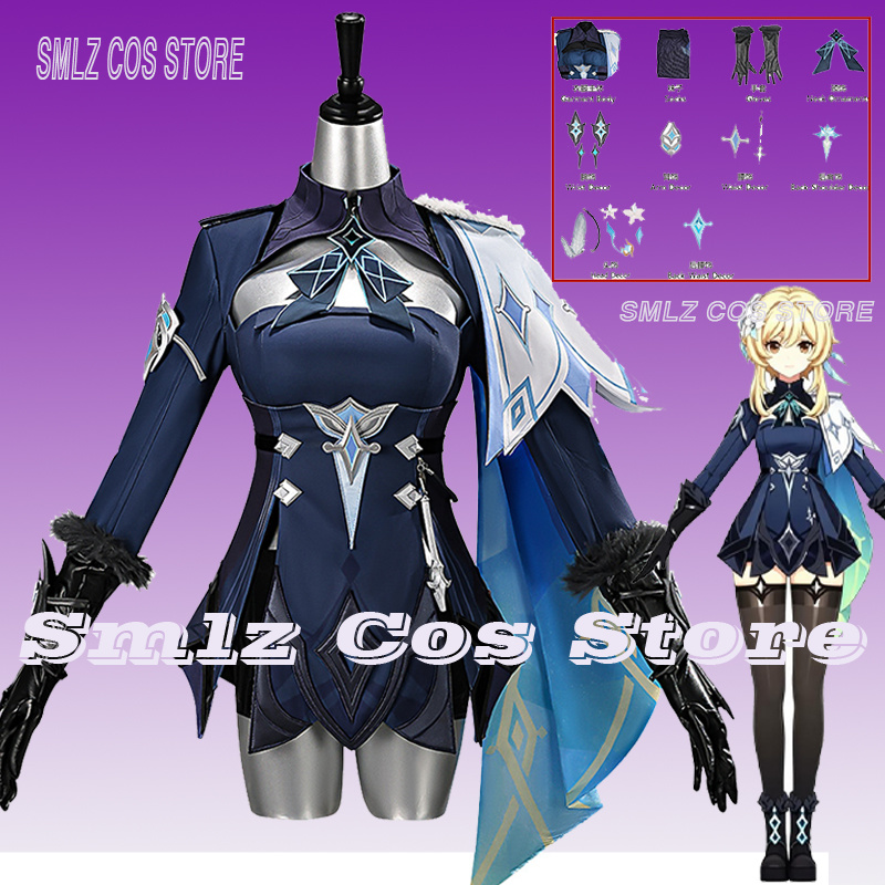Kostum Cosplay Traveler Lumine - Women'S Anime Accessories ulasan dan harga