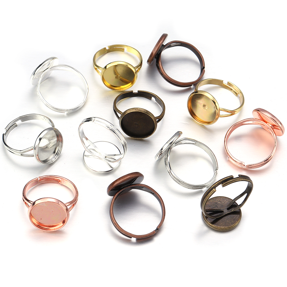 10Pcs/Lot Cincin Kosong yang D - Ring Set Adjustable ulasan dan harga