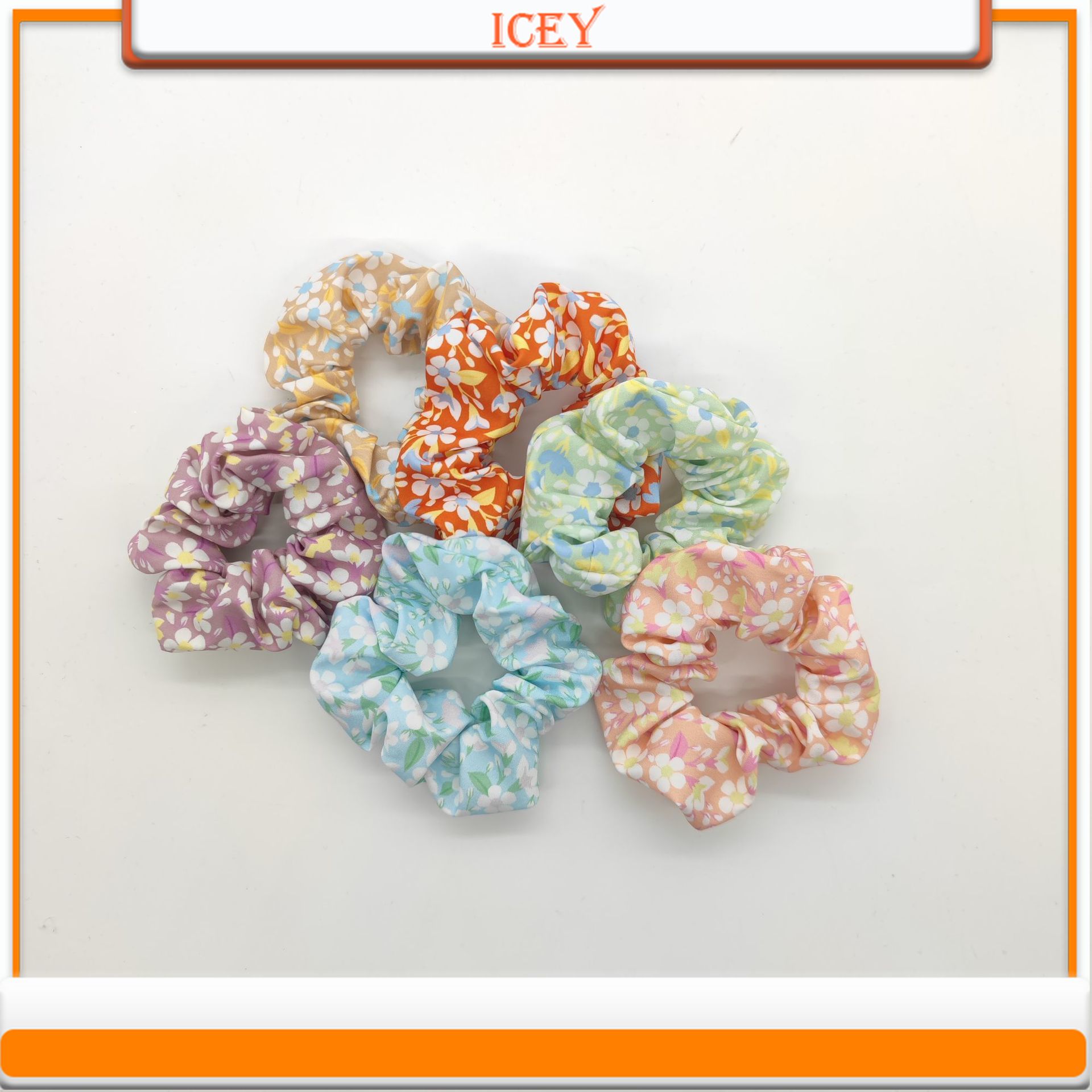 1 buah bunga Scrunchie cincin  - Scrunchie Satin Set ulasan dan harga