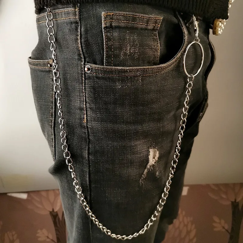 Sabuk Rantai Logam Punk dengan - Wallet Chain Bag ulasan dan harga