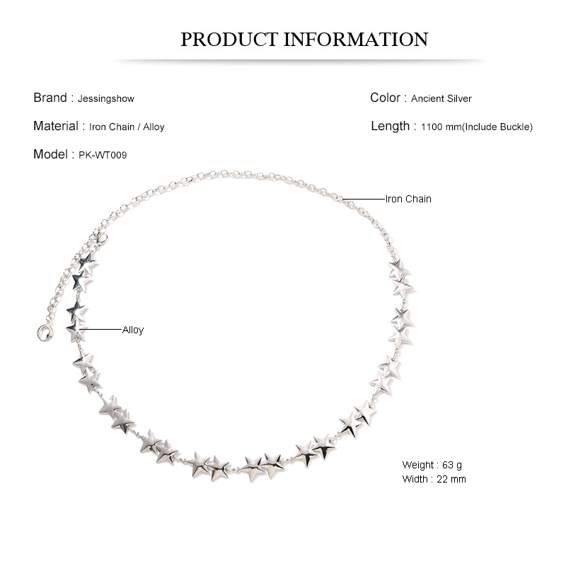 Rantai Pinggang Bintang Lima T - Women Accessories Pk ulasan dan harga