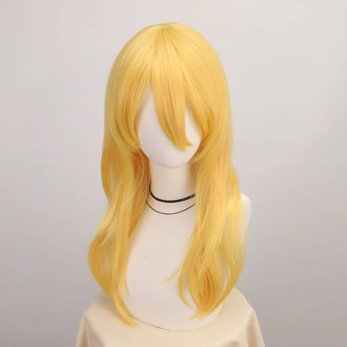 Wig Pesta Cosplay Keriting Ber - Women'S Yellow Accessories ulasan dan harga