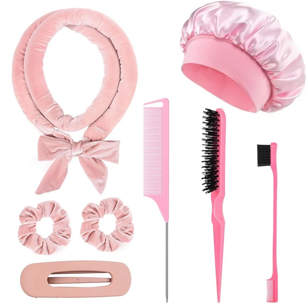 Set Alat Penata Rambut Tanpa P - Scrunchie Satin Set ulasan dan harga