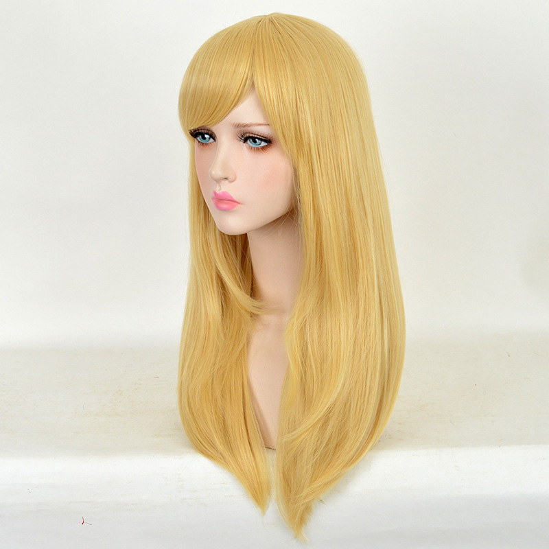 Wig Cosplay Alice In Wonderlan - Women'S Yellow Accessories ulasan dan harga