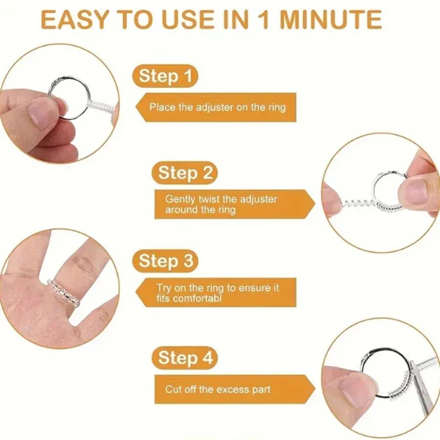 4/8 Buah-Pengatur Ukuran Cinci - Ring Set Adjustable ulasan dan harga