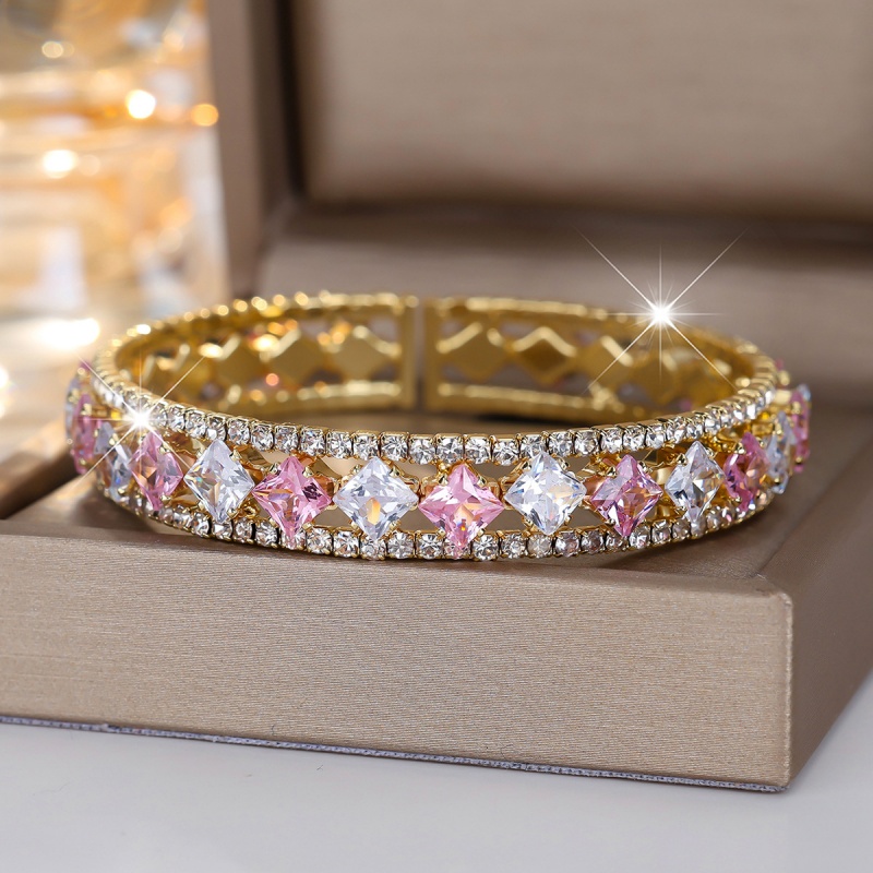 Gelang Berlian Bulat Persegi y - Women Accessories Pk ulasan dan harga