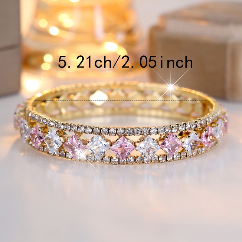 Gelang Berlian Bulat Persegi y - Women Accessories Pk ulasan dan harga