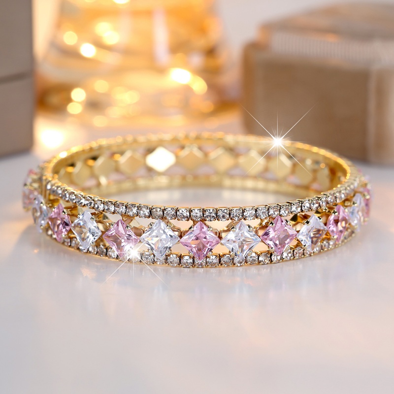 Gelang Berlian Bulat Persegi y - Women Accessories Pk ulasan dan harga