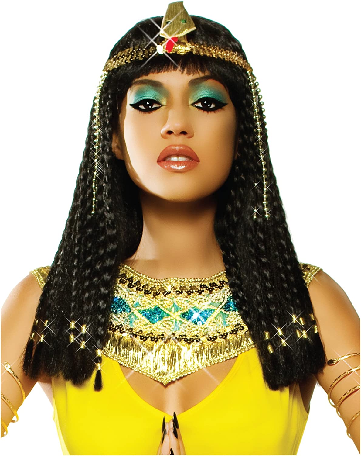 Wig Cleopatra Wanita Ratu Mesi - Women Accessories In Egypt ulasan dan harga