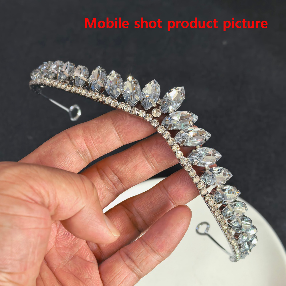 Tiara Rambut Kristal Minimalis - Women Accessories For Wedding ulasan dan harga