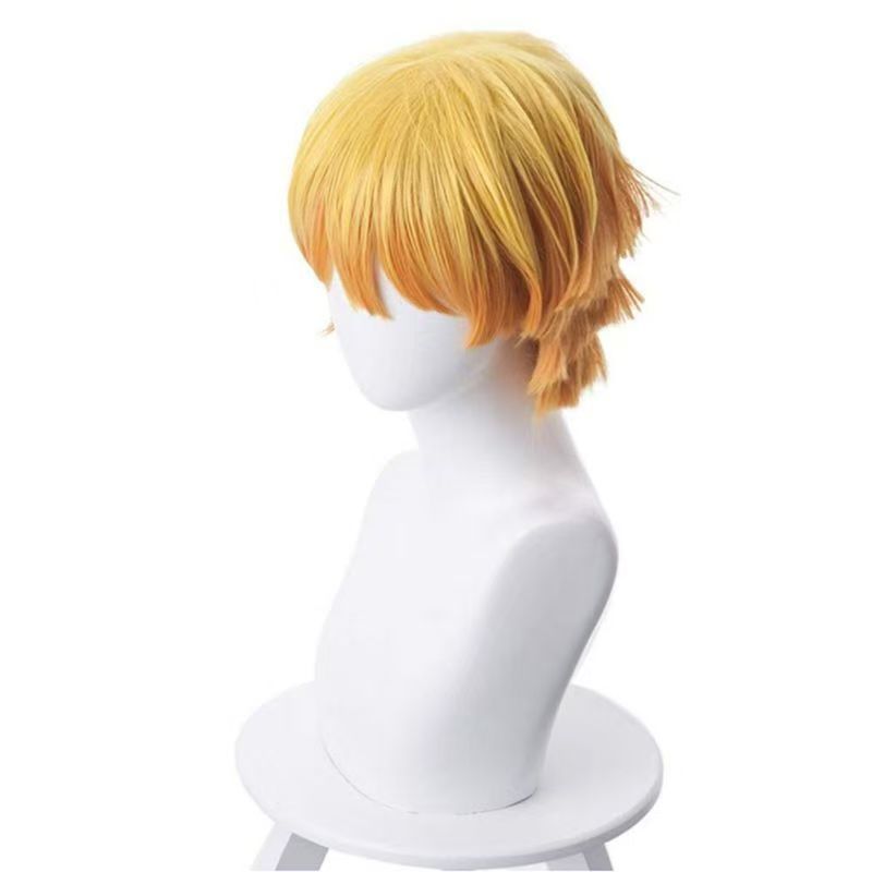 Wig Cosplay Pendek Berlapis Om - Women'S Yellow Accessories ulasan dan harga