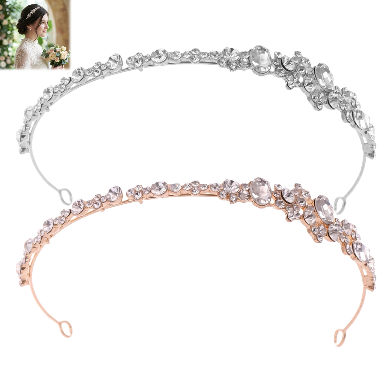 Mahkota Berlian Imitasi dari L - Women Accessories For Wedding ulasan dan harga