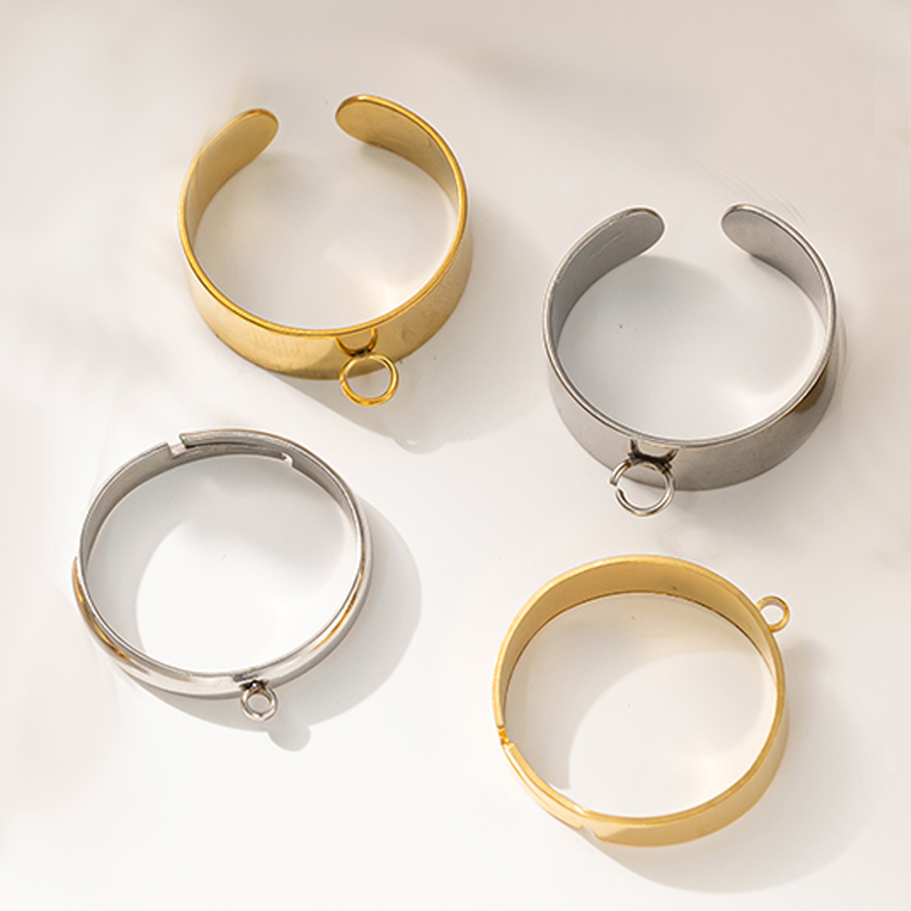 5 Buah/Lot Dasar Cincin Terbuk - Ring Set Adjustable ulasan dan harga