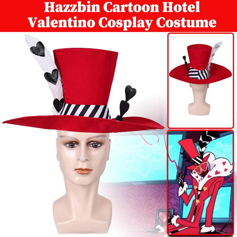 Hazzbin Valentino Hat Cosplay  - Women'S Valentino Accessories ulasan dan harga