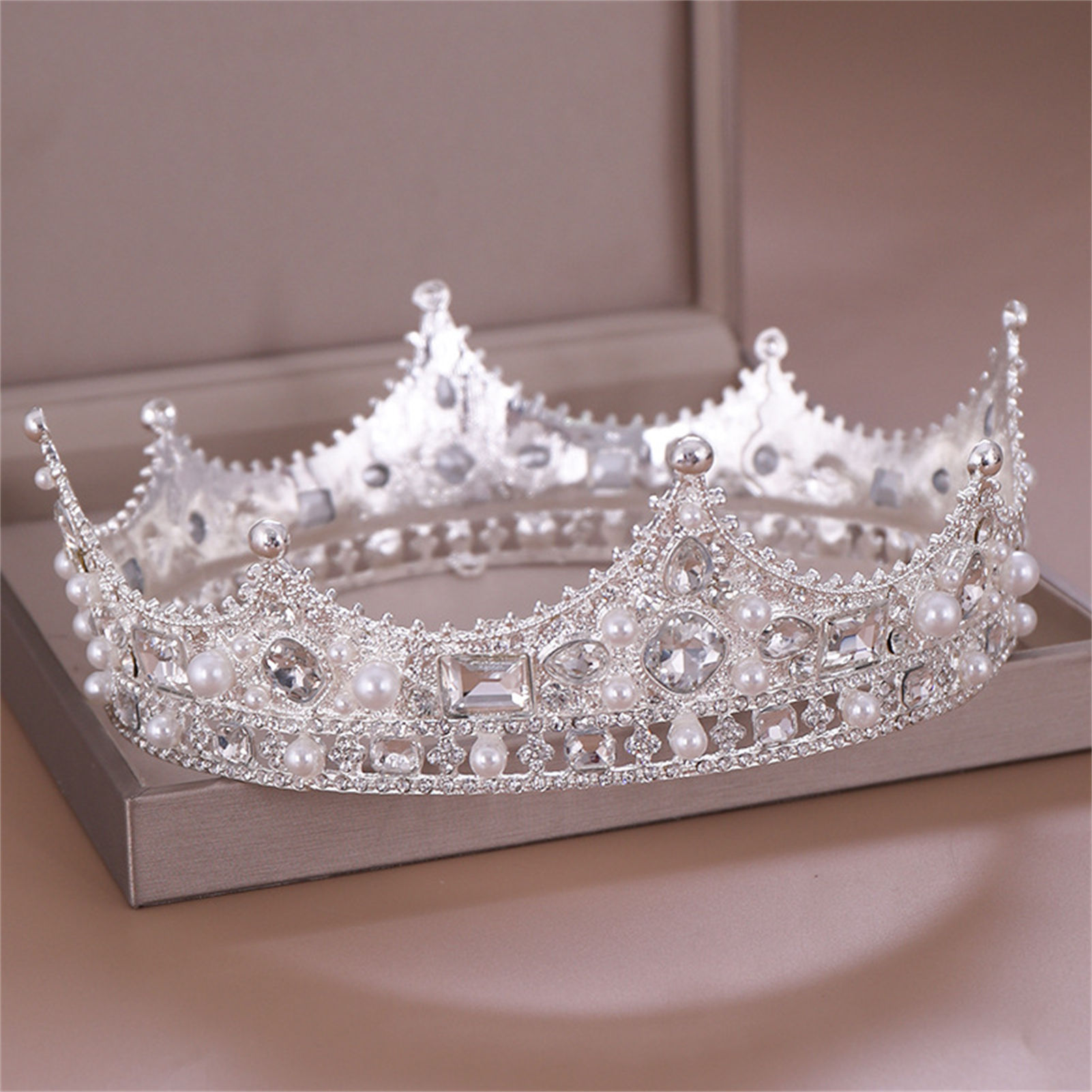 Mahkota Paduan Tiara Retro Pen - Women Accessories For Wedding ulasan dan harga