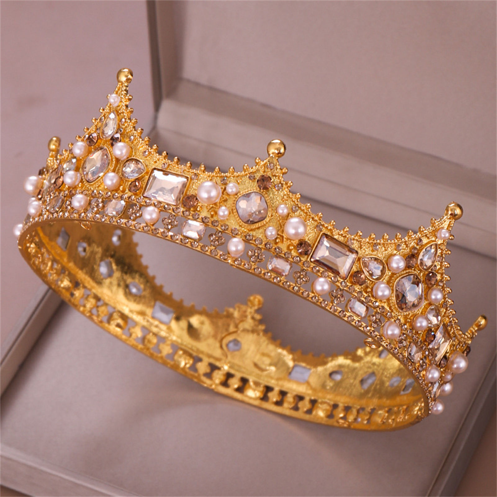 Mahkota Paduan Tiara Retro Pen - Women Accessories For Wedding ulasan dan harga