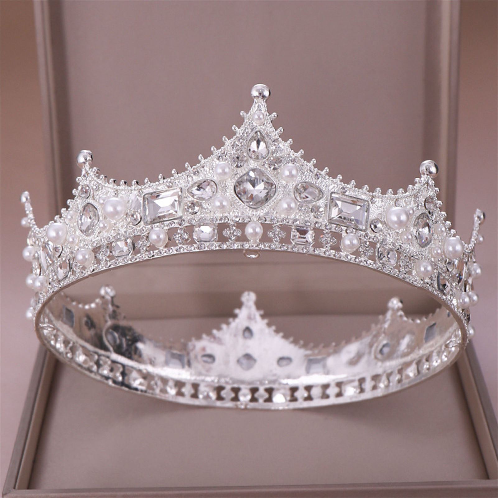 Mahkota Paduan Tiara Retro Pen - Women Accessories For Wedding ulasan dan harga