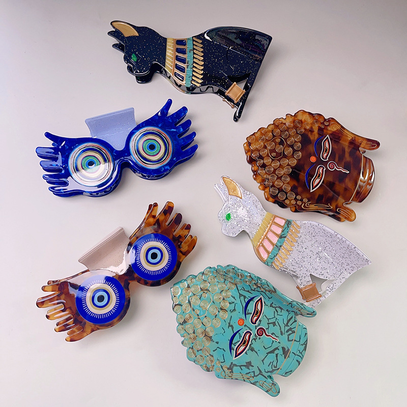 Kreatif lucu Mesir asetat mata - Women Accessories In Egypt ulasan dan harga