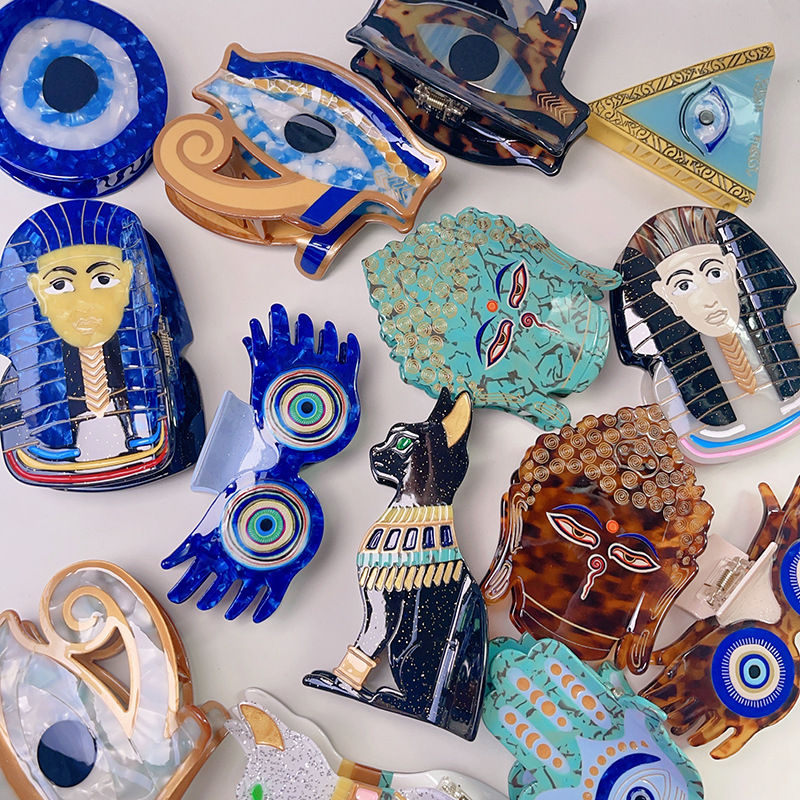Kreatif lucu Mesir asetat mata - Women Accessories In Egypt ulasan dan harga